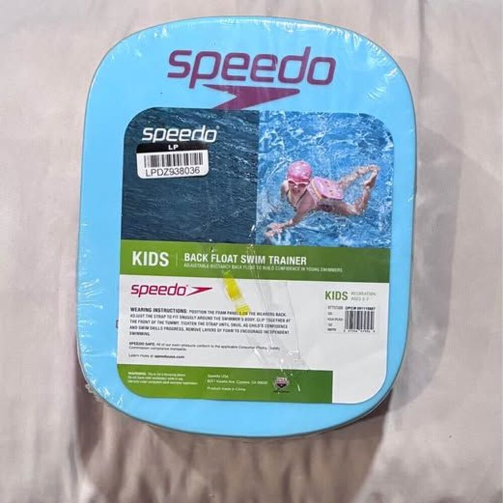 Speedo Kids Back Float Swim Trainer - NEW
